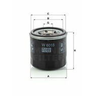 W6018 Mann Filter olajszűrő