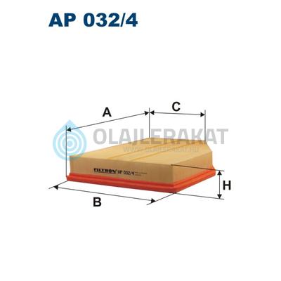 AP032/4 FILTRON LEVEGŐSZŰRŐ