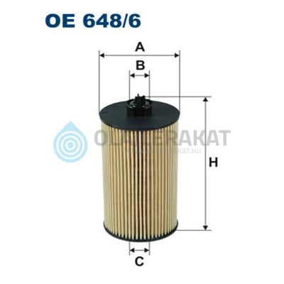OE648/6 FILTRON OLAJSZŰRŐ