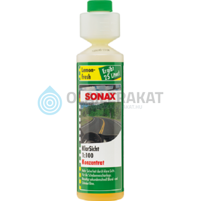 Sonax nyári szélvédőmosó koncentrátum 1:100 citrom illattal 250 ml